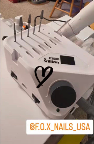 Saeshin Brillian B350D + H350 White 35k RPM SET Drill machine Saeshin 