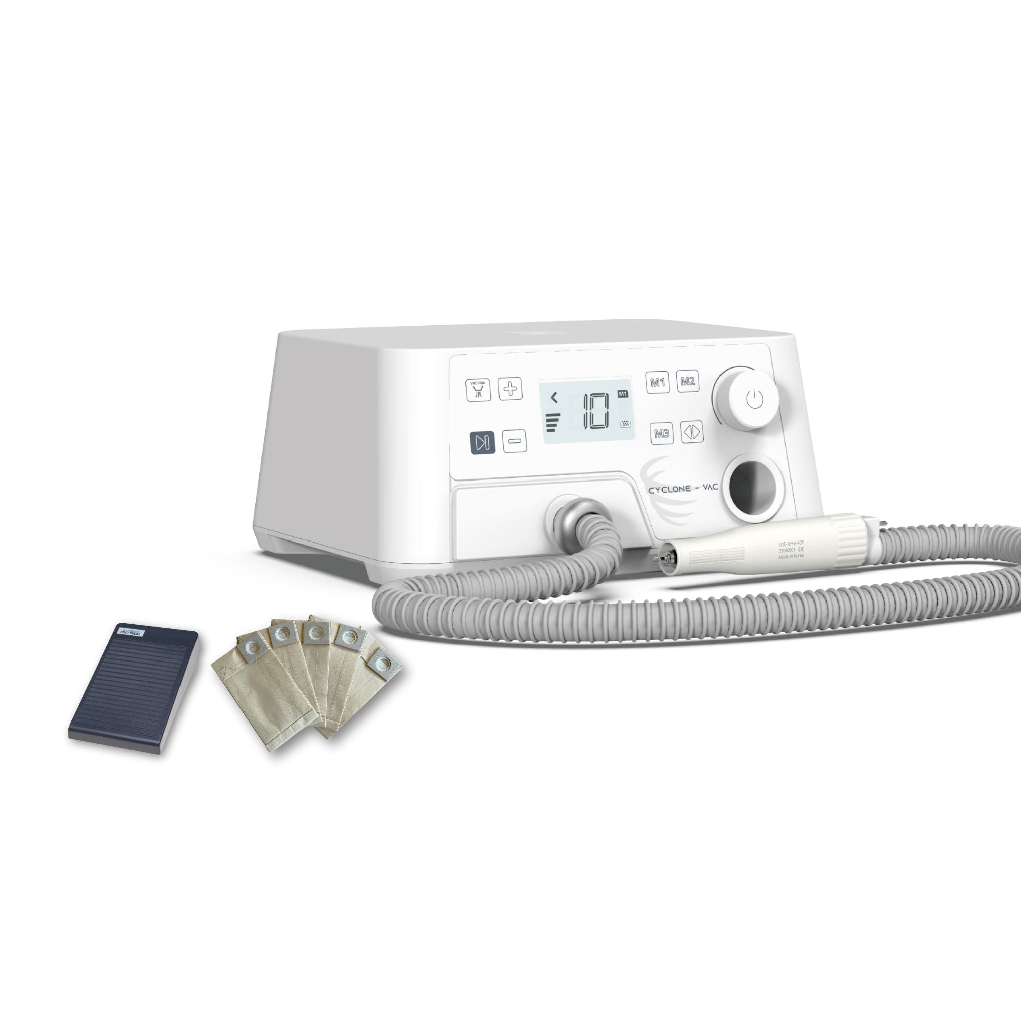 Saeyang PODO Machine Cyclone-VAC 40K RPM with built-in vacuum + variable pedal