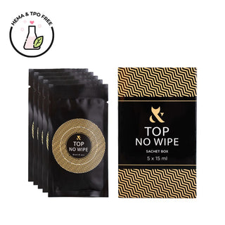 F.O.X Top No Wipe Sachet (No UV filter), 5x15 ml Top Coat F.O.X 