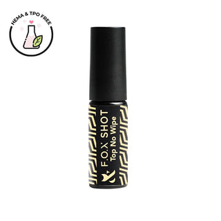 F.O.X SHOT Top No Wipe (No UV filter), 5 ml Top Coat F.O.X 