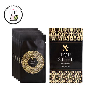 F.O.X Top Steel Sachet (with UV filter), 5x15 ml Top Coat F.O.X 