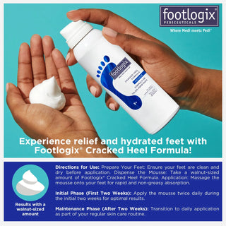 Footlogix Cracked Heel Formula Mousse, 125 ml Footlogix 