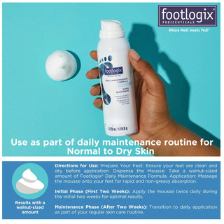 Footlogix Daily Maintenance Formula Mousse, 125 ml Footlogix 