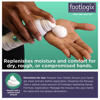 Footlogix Hydrating Hand Mousse, 125 ml Footlogix