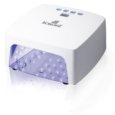【LED】アクリルミニレバーレス１4ボタン　ホワイト KOKOIST LE BLANC Cordless Hybrid LED/UV Nail Lamp – F.O.X Nails USA
