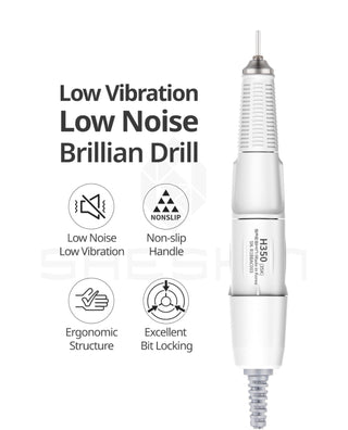 Saeshin Brillian B210 + H350 Blue 35k RPM SET Drill machine Saeshin