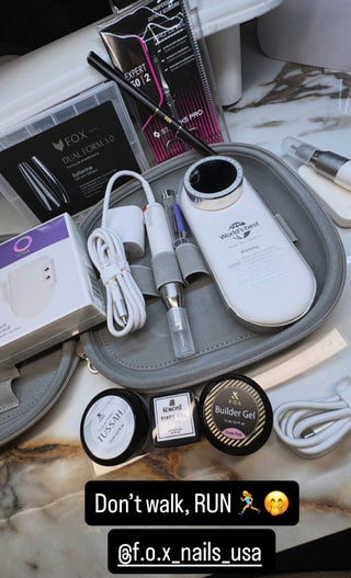Open box (see description) O NAIL AI Precision Portable Nail Drill Pro Max White – 50,000 RPM Drill machine O NAIL