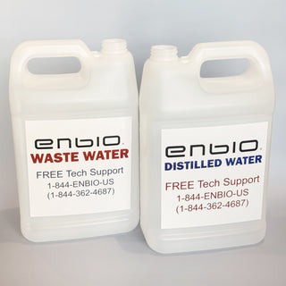 Enbio Distilled Water & Waste Water Bottle Kit Water Bottle Kit Enbio 