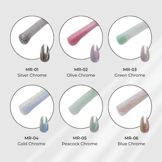 Kokoist MR06 Liquid Mirror Blue Chrome Nail Art KOKOIST 