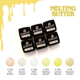 Kokoist Melting Butter Series E326-E331, set of 6 Color Gel Collection KOKOIST
