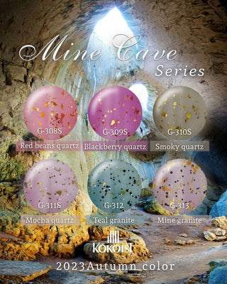 Kokoist Mine Cave Series G308S-G313, set of 6 Color Gel Collection KOKOIST