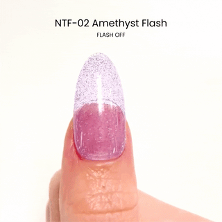 Nail thoughts NTF-02 Amethyst Flash NT Color Bottle Nail Thoughts