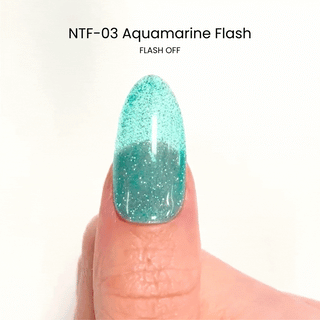 Nail thoughts NTF-03 Aquamarine Flash NT Color Bottle Nail Thoughts