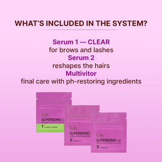 ELAN «SUPERSONIC 2.0» Brow Lamination & Lash Lift System in Sachets Brow&Lash Lamination System ELAN 