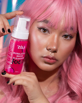 ZOLA Eyebrow Cleansing Foam Bubblegum, 150 ml Cleansing Eyebrow Foam Bubblegum ZOLA 