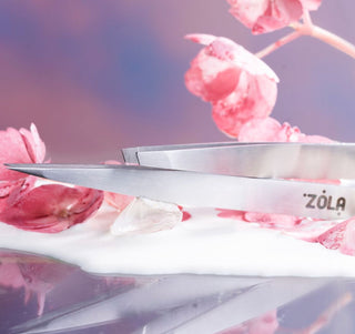 ZOLA Pointed Eyebrow Tweezers Silver Eyebrow tweezers ZOLA 