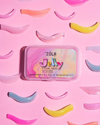 ZOLA L-Curl Lash Lift Silicone Pads – Jelly Set of 11 for Upper & Lower Lashes Lash Lift Pads ZOLA 