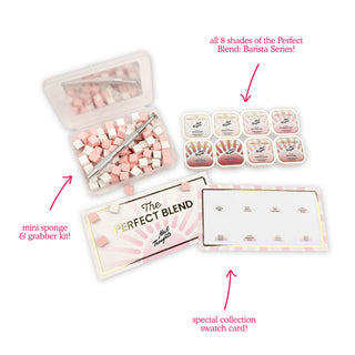 Nail Thoughts The Perfect Blend Ombré Cushion Gel & Mini Sponges Set Color Gel Collection Nail Thoughts 