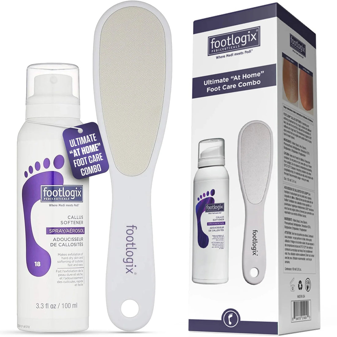 Footlogix Ultimate At-Home Foot Care Combo