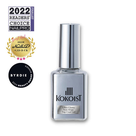 Kokoist Ultra Glossy Non Wipe Top Coat Gel 15ml – F.O.X Nails USA