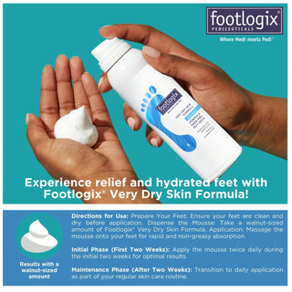 Footlogix Very Dry Skin Formula Mousse, 125 ml Footlogix 