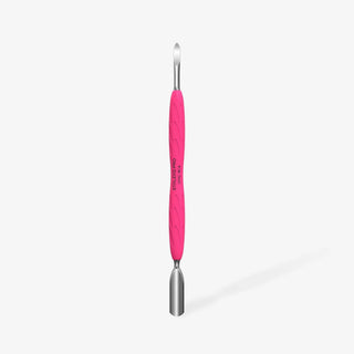 Staleks Manicure pusher with silicone handle “Gummy” UNIQ 10 TYPE 6 (Rounded Wide Pusher And Nail Cleaner) Cuticle Pusher Staleks 