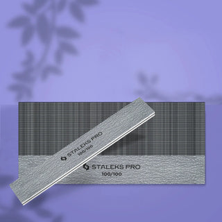 Staleks Straight mineral nail file EXPERT 30 100/100 grit (50 pcs) Nail file Staleks 