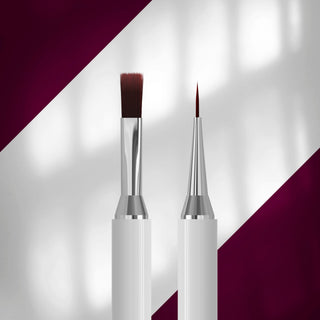 Staleks Double-ended brush EXCLUSIVE 08/03 for gel 10 mm / liner 10 mm Brushes Staleks