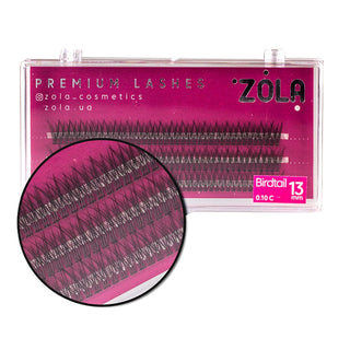 ZOLA Lash Clusters Extension Birdtail 13 mm Lash Clusters ZOLA 