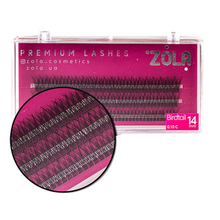 ZOLA Lash Clusters Extension Birdtail 14 mm Lash Clusters ZOLA 