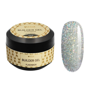 F.O.X Builder Gel (thick viscosity Hard Gel) Flashback 002, 15 ml builder gel F.O.X 