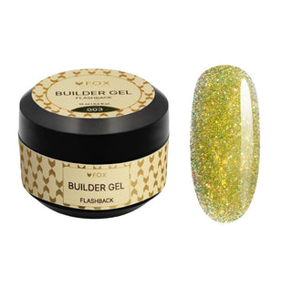 F.O.X Builder Gel (thick viscosity Hard Gel) Flashback 003, 15 ml builder gel F.O.X 