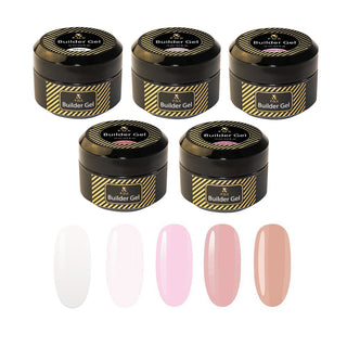 F.O.X Builder Gel Set of 5 (15 ml)