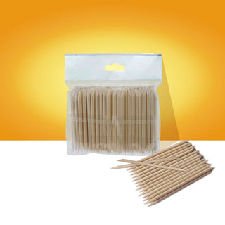 Staleks Orange stick for manicure, wooden 75 mm (100 pcs) Orange sticks Staleks 