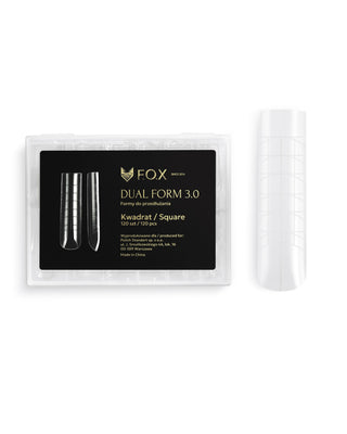 F.O.X Dual Nail Form 3.0 Square (120 pcs) Nail Forms F.O.X 
