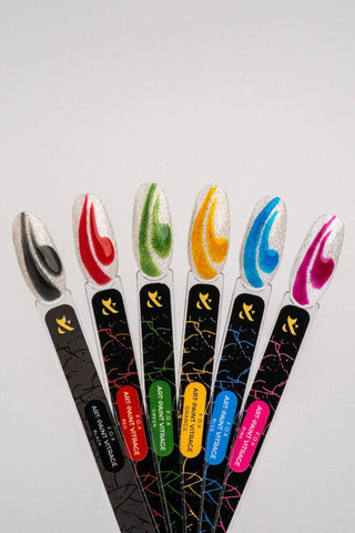 F.O.X Art Paint Vitrage Black - F.O.X Nails USA