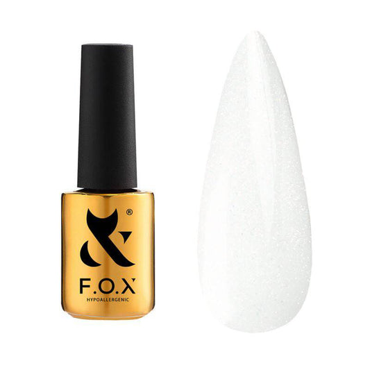 F.O.X Cover Base Shimmer 001 milky - F.O.X Nails USA