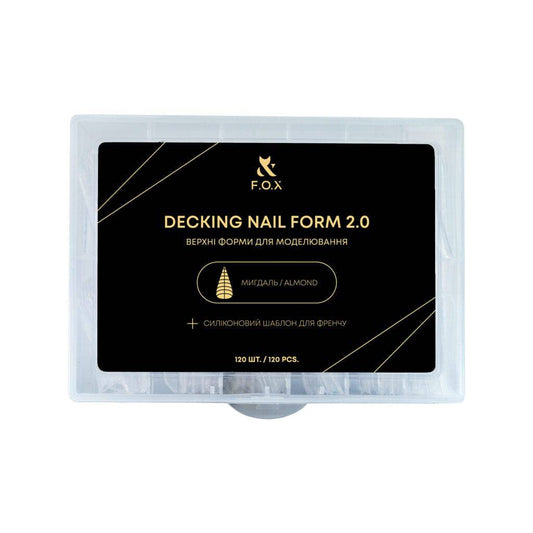 F.O.X Decking Nail form 2.0 Almond (120 pcs) - F.O.X Nails USA