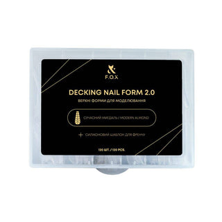 F.O.X Decking Nail form 2.0 Modern Almond (120 pcs) - F.O.X Nails USA
