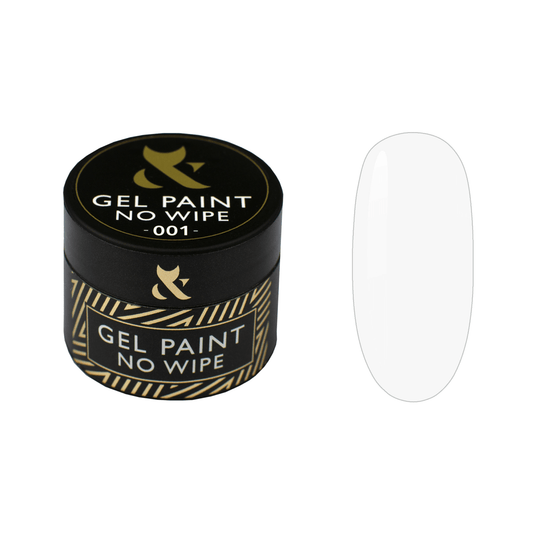 F.O.X Gel Paint No Wipe 001 White - F.O.X Nails USA