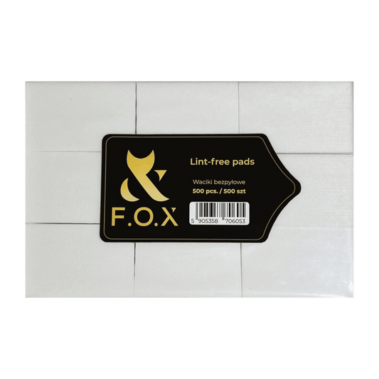 F.O.X Lint-free nail pads (500 pcs) - F.O.X Nails USA