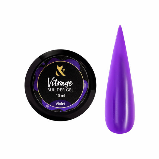F.O.X Vitrage Gel Violet - F.O.X Nails USA