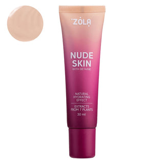 ZOLA Nude Skin Foundation Shade 01 Light, 30 ml Nude Skin Foundation ZOLA 