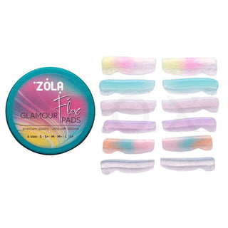ZOLA Lash Lift Silicone Pads – Glamour Flex Set of 6 (S–L+) Lash Lift Pads ZOLA 