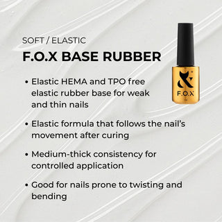 F.O.X Base Rubber, 7 ml Base coat F.O.X 