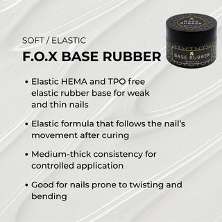 F.O.X Base Rubber, 30 ml Base coat F.O.X 