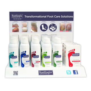 Footlogix Advanced Skin & Nail Care Counter Display Prepack Footlogix