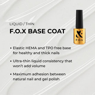 F.O.X Base Coat, 7 ml Base coat F.O.X 