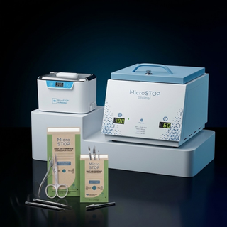 MicroStop OPTIMAL Complete Sterilization Set: Dry Heat Sterilizer + SMART Ultrasonic Cleaner + 200 Pouches Dry heat sterilizer MicroSTOP
