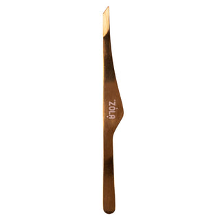 ZOLA Premium Eyebrow Tweezers, Gold Eyebrow tweezers ZOLA 